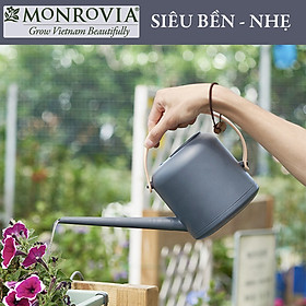 Bình tưới cây vòi dài MONROVIA, 1.8 lít, tháo lắp dễ dàng, tiện lợi, tưới cây cảnh ban công, sân vườn, thiết kế Châu Âu - Xanh huyền bí