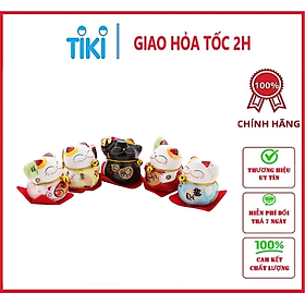 Mua Bộ tượng ngũ mèo thần tài may mắn phong thủy trang trí ô tô nhà cửa