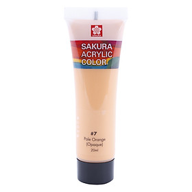 Tuýp màu vẽ vải acrylic color sakura -xac20ml