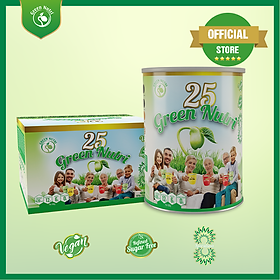 Combo Sữa hạt ngũ cốc 25 Green Nutri lon 750g & hộp 625g (25 gói)