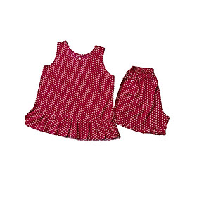 (40-70kg) Đồ Bộ Mặc Nhà, Đồ Bộ Đùi Tole (Lanh) 2 Da Nữ Tay Cánh Tiên, Có Bigsize