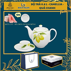 Bộ trà 0.8L Camellia Quả Chanh - Gốm sứ cao cấp Minh Long 1