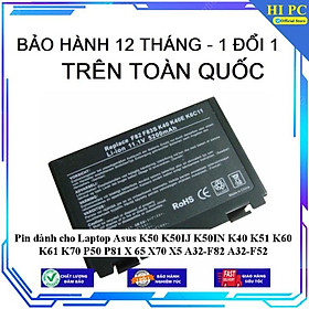 Mua Pin dành cho Laptop Asus K50 K50IJ K50IN K40 K51 K60 K61 K70 P50 P81 X 65 X70 X5 A32-F82 A32-F52 - Hàng Nhập Khẩu