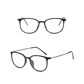Gọng Kính xinh, Gọng Kính cận, Kính giả cận Mắt bầu ultem kim loại tăm + tặng Tuavit Kính xinh mini đa năng