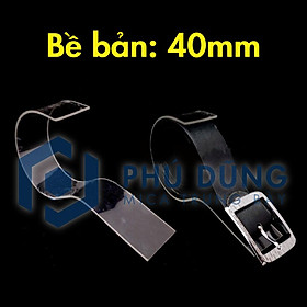 Mua COMBO 10 Kệ Đế Mica TRONG SUỐT BỀ BẢN 40mm Trưng Bày Dây Nịt