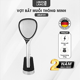 Mua Vợt muỗi điện thông minh Lebenlang LBL0101  kiêm đèn bắt muỗi 2in1 tự động  công suất 2W  an toàn khi sử dụng  bảo hành 2 năm - hàng chính hãng