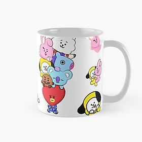 Ly sứ in hình BT21 BTS