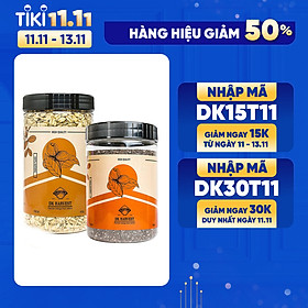 COMBO SIÊU TIẾT KIỆM - 1 Hũ Yến Mạch Cán Mỏng Dk Harvest 450g + 1 Hũ Chia