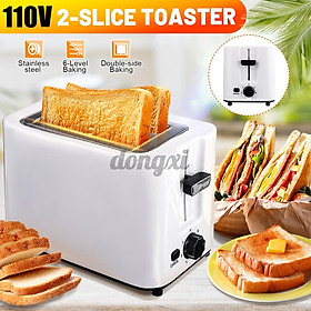 Máy Nướng Bánh Mì 600w 2 Đồng Hồ Hẹn Giờ