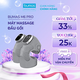 Máy Masssage Đầu Gối BUMAS M6 Pro - Nâng Cấp Bốn Đầu Điểm Massage Công Nghệ Khóa Nhiệt Mới Giảm Thất Thoát Nhiệt Và Điện - Hàng Chính Hãng