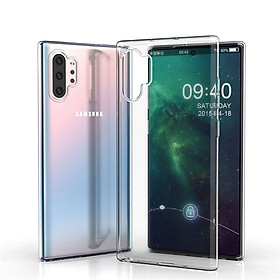 Ốp lưng silicon dẻo trong suốt cho SamSung Galaxy Note 10+ Plus siêu mỏng 0.6mm - CasemeStore