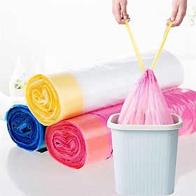 Mua Combo 10 Cuộn Túi Đựng Rác Có Dây Rút - Hàng Chất Lượng