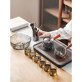 Tống chuyên trà bằng thủy tinh chịu nhiệt Borosilicate cao cấp dung tích 400 ml