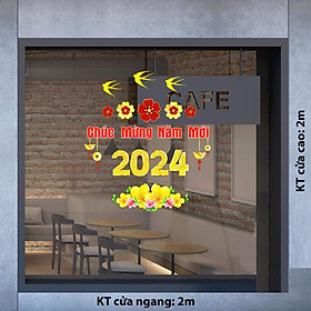Mua DECAL TRANG TRÍ TẾT 2024 SỐ26