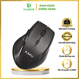 Mua Chuột quang máy tính không dây bluetooth 6 nút chất liệu ABS bền đẹp gaming Floveme - KSC-449 - Tần số truyền: 2.4GHZ - Hàng chính hãng