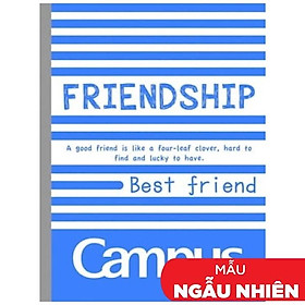 Vở A5 - 4 Ly Ngang 96 Trang ĐL 70g/m2 - Campus Emotions - Friendship - NB- AETM96 (Mẫu Màu Giao Ngẫu Nhiên)