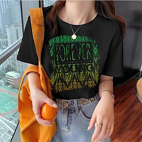 Áo Thun Nữ có BigSize, đủ size Từ S Đến 8XL, Áo Phông nữ cotton, Mặc Mịn Thoáng Mát-Thời Trang Waoo, Mẫu ATNN483