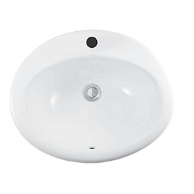 Chậu sứ vành nổi Sapporo 540x450x200, hiệu ,Hafele 588.79.012