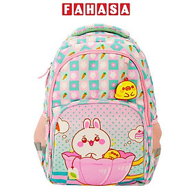 Ba Lô Chống Gù, Siêu Nhẹ Cushy Tea Time - Bebé BBCS-032A - Màu Xanh Mint