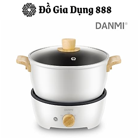 Mua Nồi Lẩu Điện Mini Kèm Chảo Danmi Multi Cooker  Dung Tích 3L  Công Suất 800W  Nội Địa Hàn  BH 12 Tháng