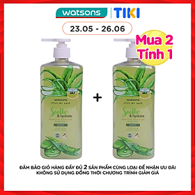 Dầu Gội Watsons Aloe Vera Lilac Shampoo 700ml