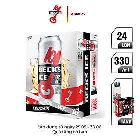 Thùng 24 Lon Bia Beck's Ice (330ml / Lon)