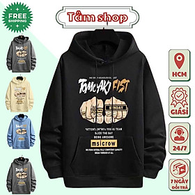 Áo Hoodie TAY ĐẤM Form Rộng Nam Nữ Unisex