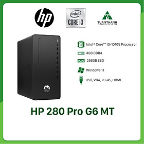 Mua Máy tính để bàn - PC HP 280 Pro G6 MT 60P78PA/ 4G/ 256GB SSD/ WL+BT/ Windows 11 - Hàng Chính Hãng  Bảo hành 12 tháng