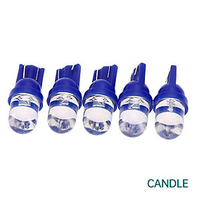 5 Bóng Đèn Led Xanh T10 194 W5W Cho Xe Hơi / Xe Máy