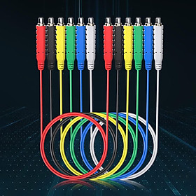 6Pcs Assorted Test Wires Test Leads 20AWG for Circuit Connection