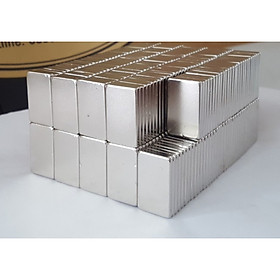 Nam châm viên trắng đất hiếm 25x15x3mm