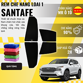 Rèm Che Nắng Xe Hyundai Santa Fe Loại 1 Mr Ô TÔ Bảo Hành 24 tháng Cam Kết Chuẩn Khít Theo Xe