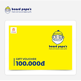 Giftpop - Phiếu Quà Tặng Beard Papa's 100K 