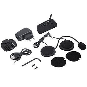 Waterproof Two-Person Motorcycle Bluetooth Interphone V6-1200 Eurospec