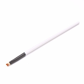1PCS Professional Angled Eyebrow Eyeshadow Brush Eye Brow Powder Eyeliner Eye Makeup Brushes Long White Handle Beauty Tool