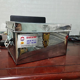 Mua Thùng inox  hòm inox đựng tiền  thùng inox đựng đồ cá nhân (Kích thước 30 x 20 x 15cm)