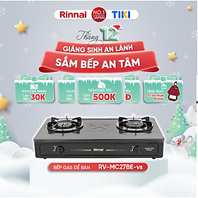 Mua Bếp gas dương Rinnai RV-MC27BE mặt bếp men và kiềng bếp men - Hàng chính hãng