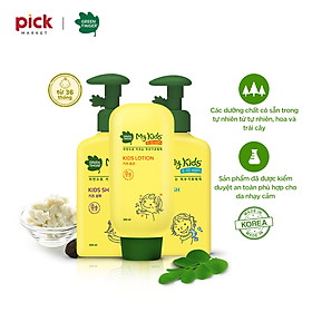 Combo 3 chai: Dầu Gội, Sữa Tắm và Sữa Dưỡng Thể Cho Trẻ em GREENFINGER MY KIDS SHAMPOO 320ml + WASH 320ml + LOTION 260ml