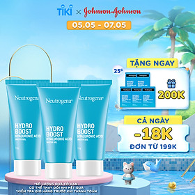 Combo 3 Kem Dưỡng Ẩm Cấp Nước Neutrogena Hydro Boost Water Gel Mini 15gx3