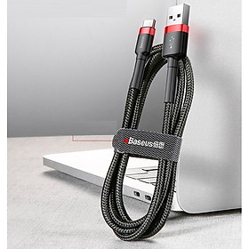 Mua Cáp dây dù chân Type C chính hãng Baseus Kevlar dài 2m (màu ngẫu nhiên)