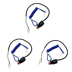 3x Boat Engine Cut off  Kill Stop Switch Lanyard for  Motors