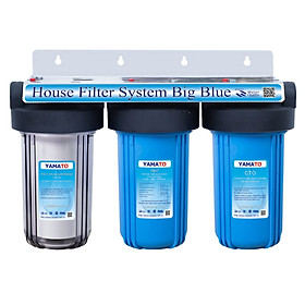 Mua Bộ lọc nước đầu nguồn chung cư Yamato 10 inch Bigblue (béo) 3 cấp lọc (YBH103TXP1GC)