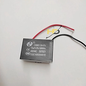 Mua Tụ Quạt Điện CBB61 7uF 450VAC 5% Loại Dây Dùng Khởi Động Động Cơ