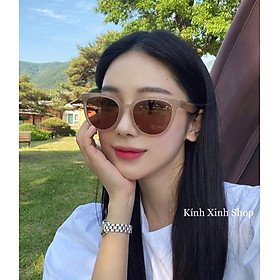 Kính râm nữ Mắt mèo bản to sang chảnh ulzzang (Nâu)
