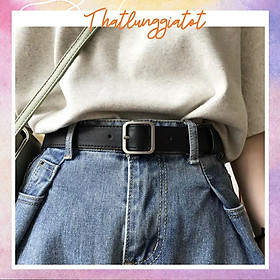 Thắt lưng nữ Ulzzang vuông (Hỗ trợ bấm, cắt dây nịt) TL002 