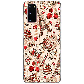 Ốp lưng dành cho Samsung S20 mẫu Tháp effiel