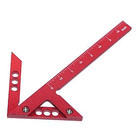 Woodworking Center Find Measuring Ruler Scriber Aluminum Alloy inch Ruler for Marking Centers on Round Discs and Shafts