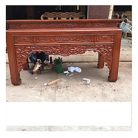 Mua Án Gian Thờ Gỗ tràm   Sập thờ đục ngũ phúc