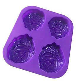 Silicone Cake Mould 3D Rose Shaped Chocolate Jelly Making Mold Ice Cube Tray