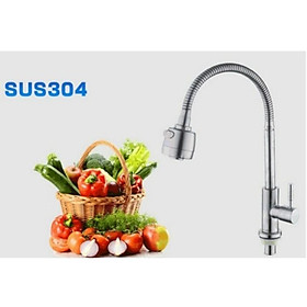 Mua Vòi Rửa Chén Cắm Chậu Cần Mềm Inox 304 Siêu Bền